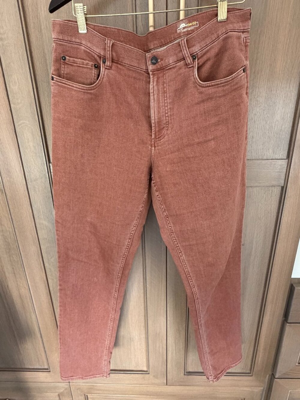 Stretch Terry Indigo 5-Pocket Pant